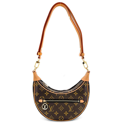 Second hand Louis Vuitton Loop Hobo Canvas Shoulder Bag Monogram - Tabita Bags