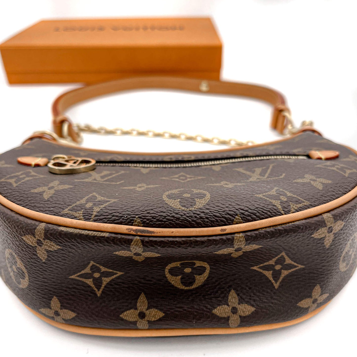 Second hand Louis Vuitton Loop Hobo Canvas Shoulder Bag Monogram - Tabita Bags