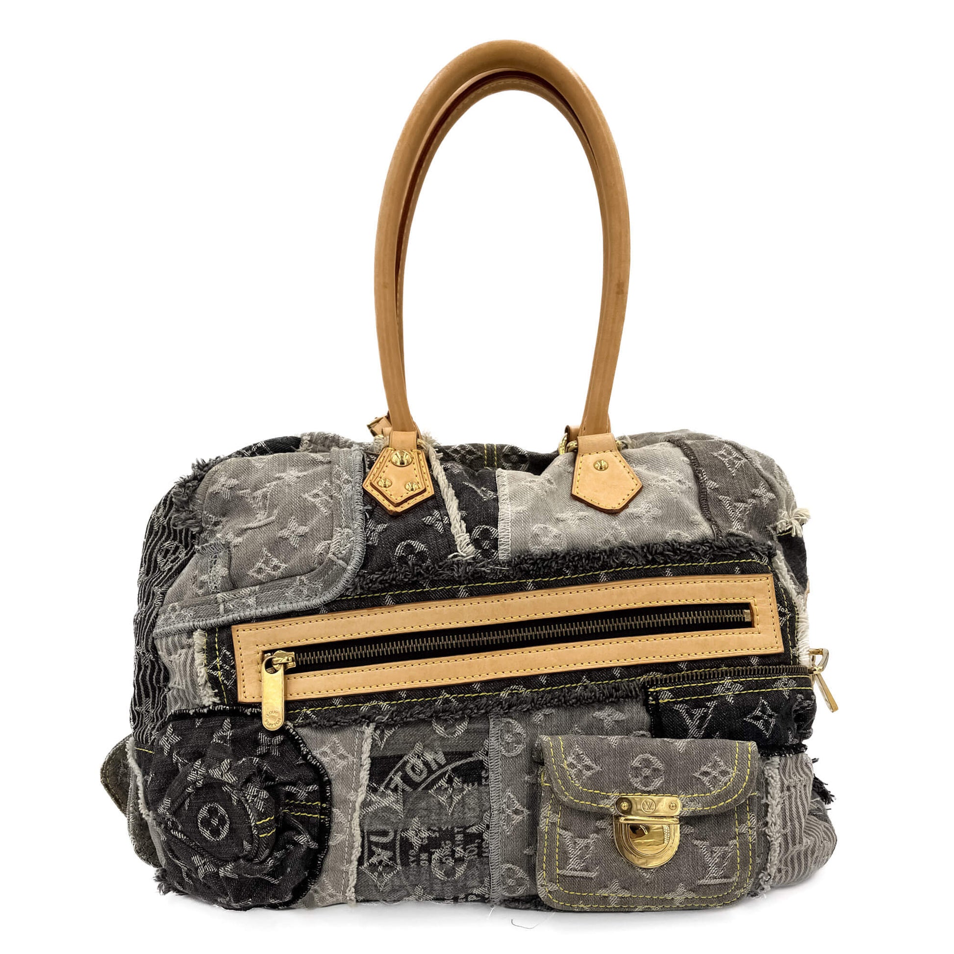 Second hand Louis Vuitton Louise Bowler Bag Grey - Tabita Bags