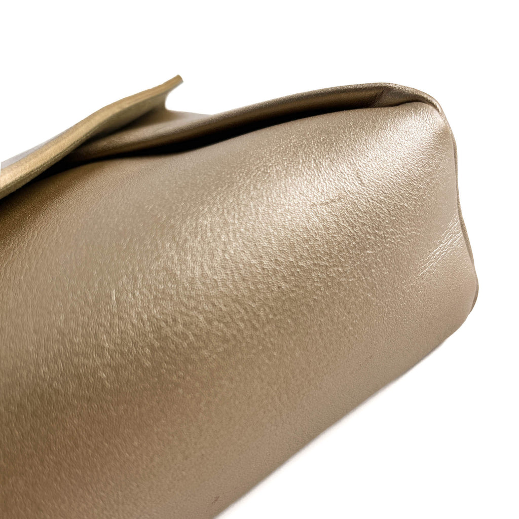 Second hand Louis Vuitton Love Note Smooth Calfskin Leather 2 - Ways Envelope Clutch Gold - Tabita Bags