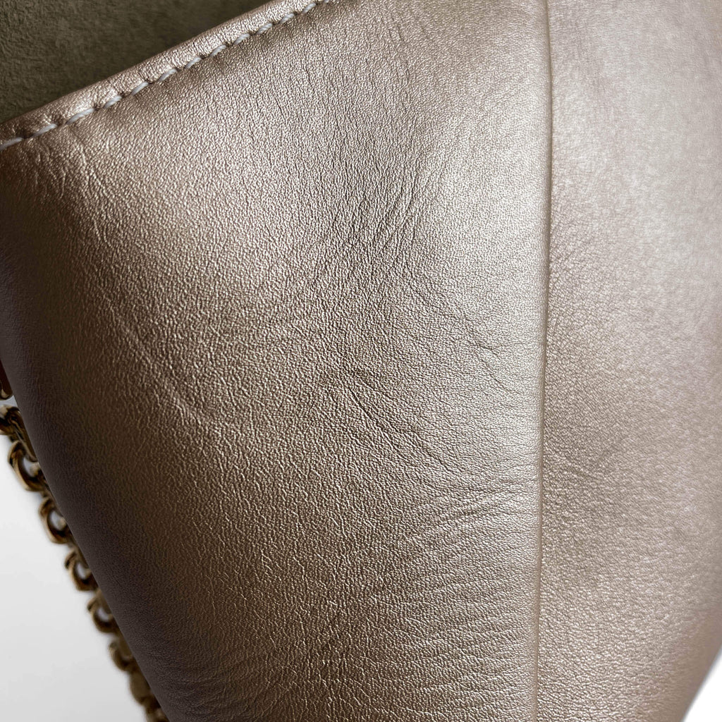 Second hand Louis Vuitton Love Note Smooth Calfskin Leather 2 - Ways Envelope Clutch Gold - Tabita Bags