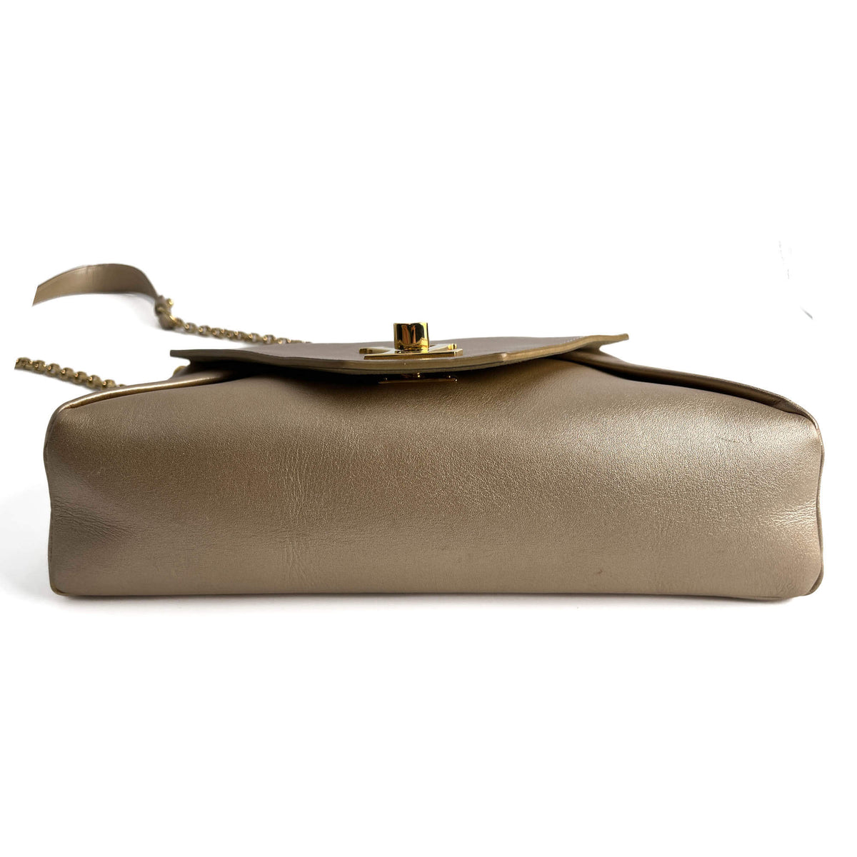 Second hand Louis Vuitton Love Note Smooth Calfskin Leather 2 - Ways Envelope Clutch Gold - Tabita Bags