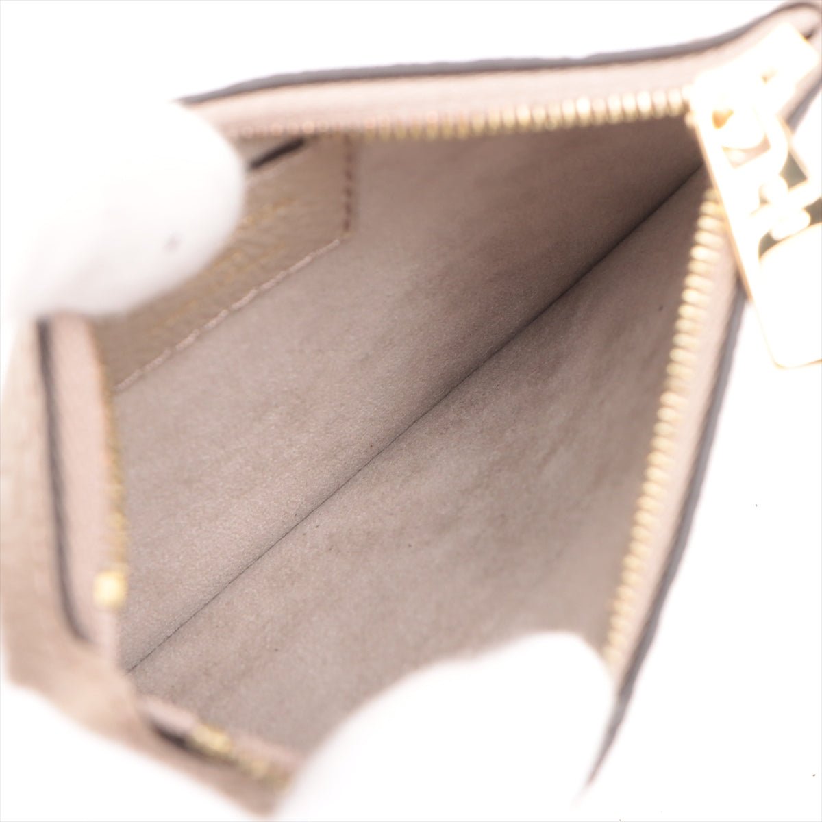 Second hand Louis Vuitton LV Bundle Leather Empreinte Shoulder Bag Handbag Beige - Tabita Bags