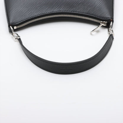 Second hand Louis Vuitton Marelle Epi Leather Shoulder Bag Handbag Black - Tabita Bags