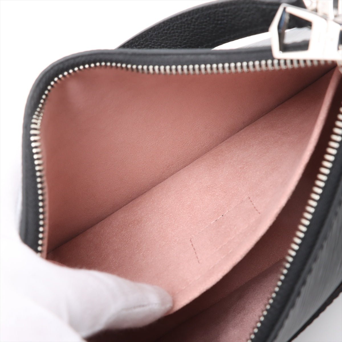 Second hand Louis Vuitton Marelle Epi Leather Shoulder Bag Handbag Black - Tabita Bags