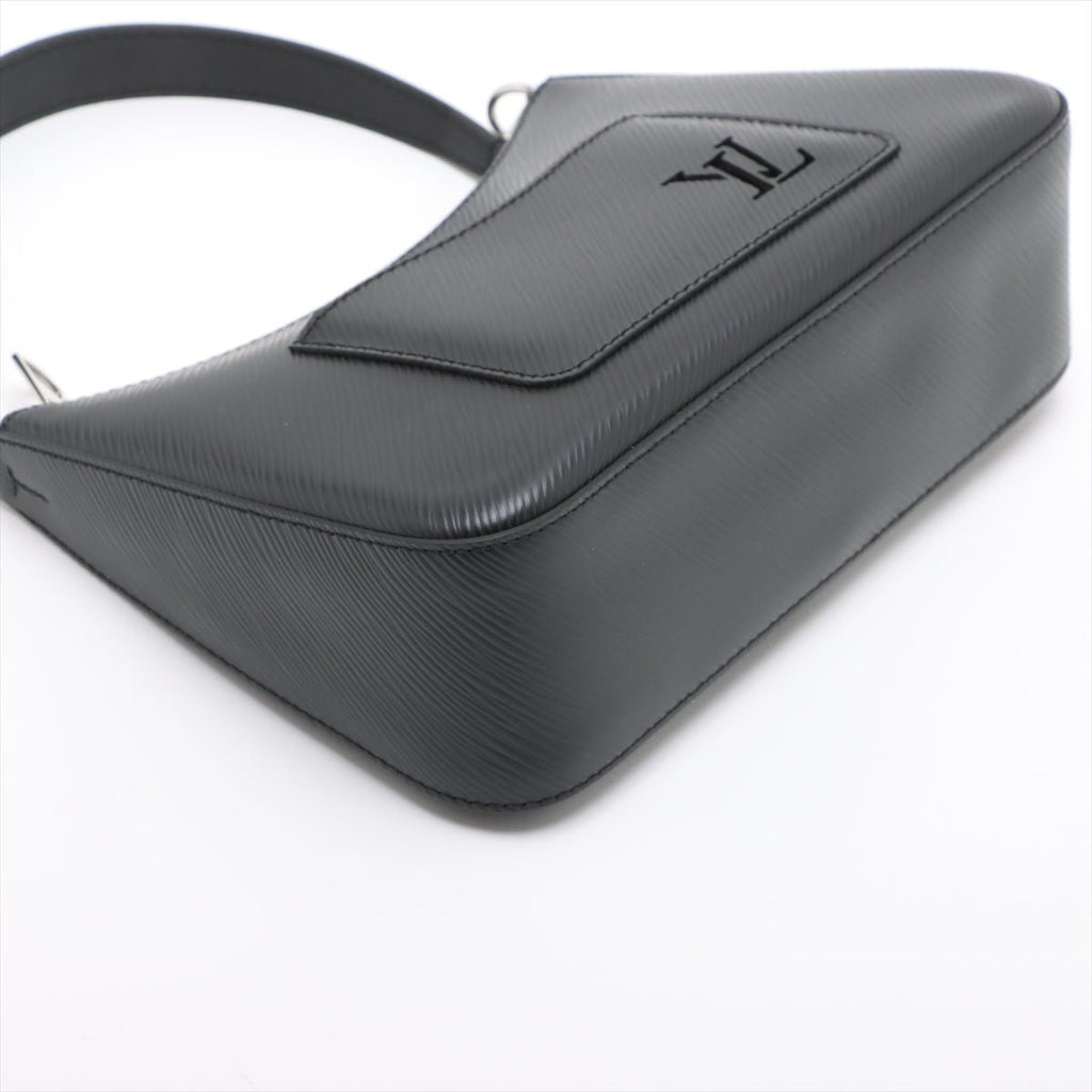 Second hand Louis Vuitton Marelle Epi Leather Shoulder Bag Handbag Black - Tabita Bags