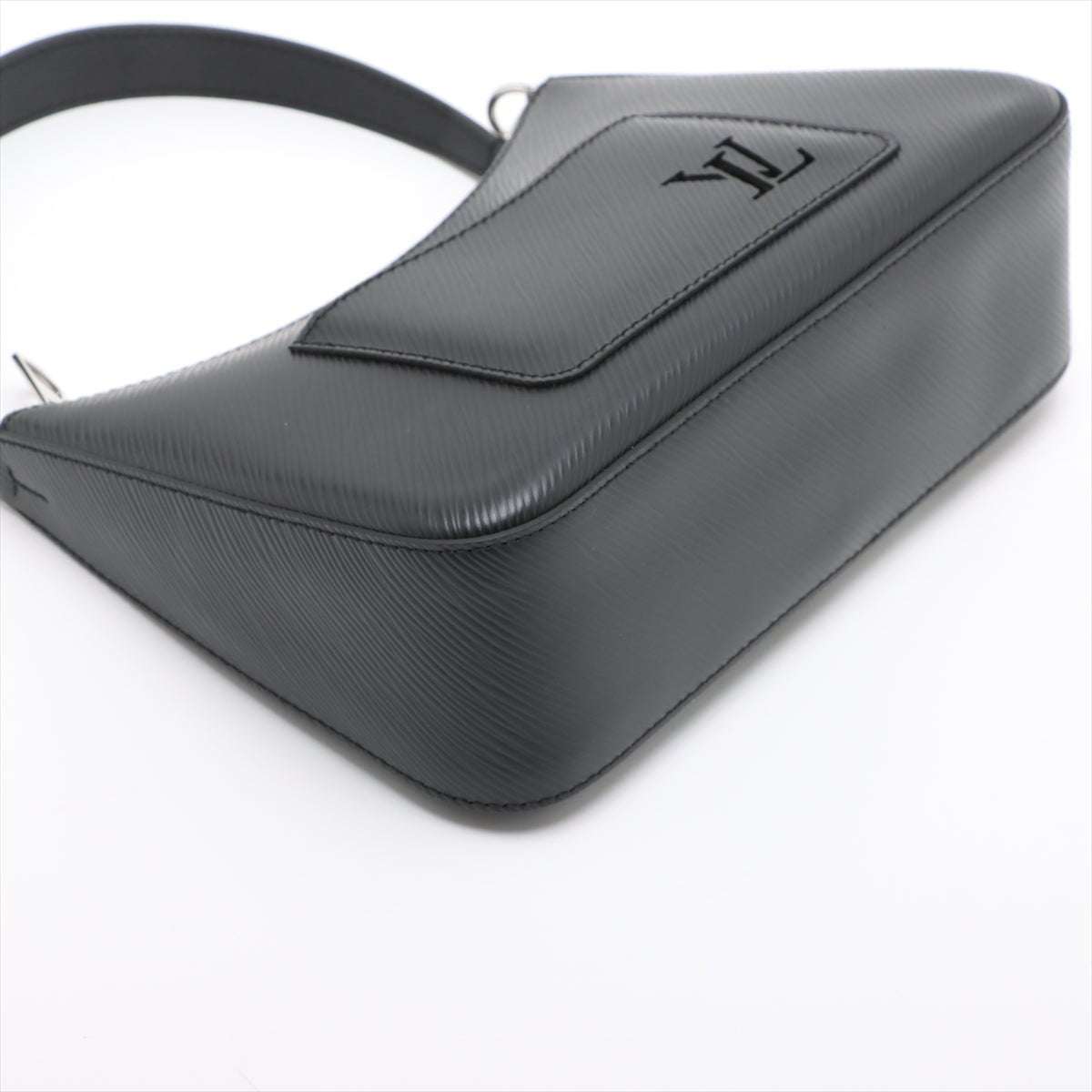 Second hand Louis Vuitton Marelle Epi Leather Shoulder Bag Handbag Black - Tabita Bags