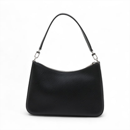 Second hand Louis Vuitton Marelle Epi Leather Shoulder Bag Handbag Black - Tabita Bags