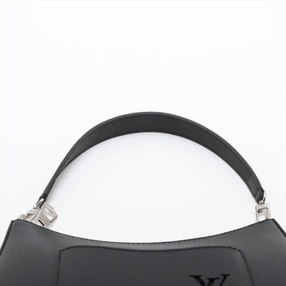 Second hand Louis Vuitton Marelle Epi Leather Shoulder Bag Handbag Black - Tabita Bags