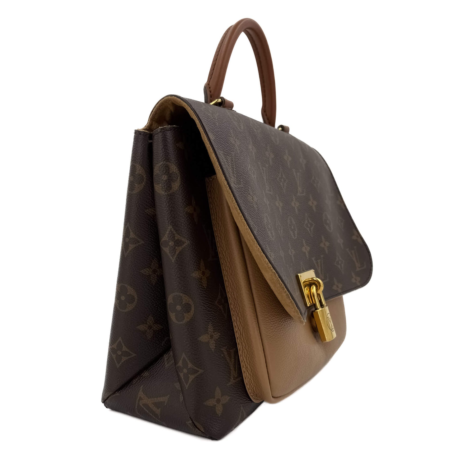 Second hand Louis Vuitton Marignan Sesame Canvas 2 - Ways Flap Bag Monogram - Tabita Bags