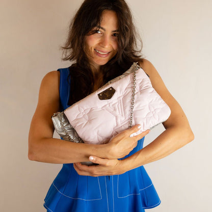 Second hand Louis Vuitton Maxi Multi Pochette Econyl Nylon Embossed Monogram Pouch Crossbody Bicolor - Tabita Bags