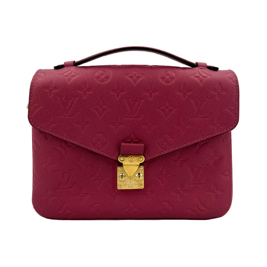 Second hand Louis Vuitton Metis Leather 2 - Ways Flap Bag Pink - Tabita Bags