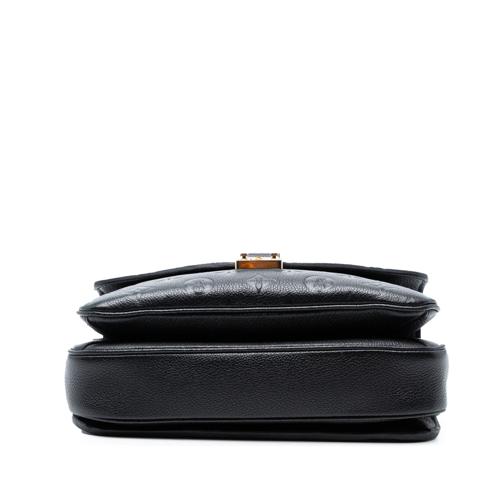 Second hand Louis Vuitton Metis Leather Flap Crossbody Black - Tabita Bags