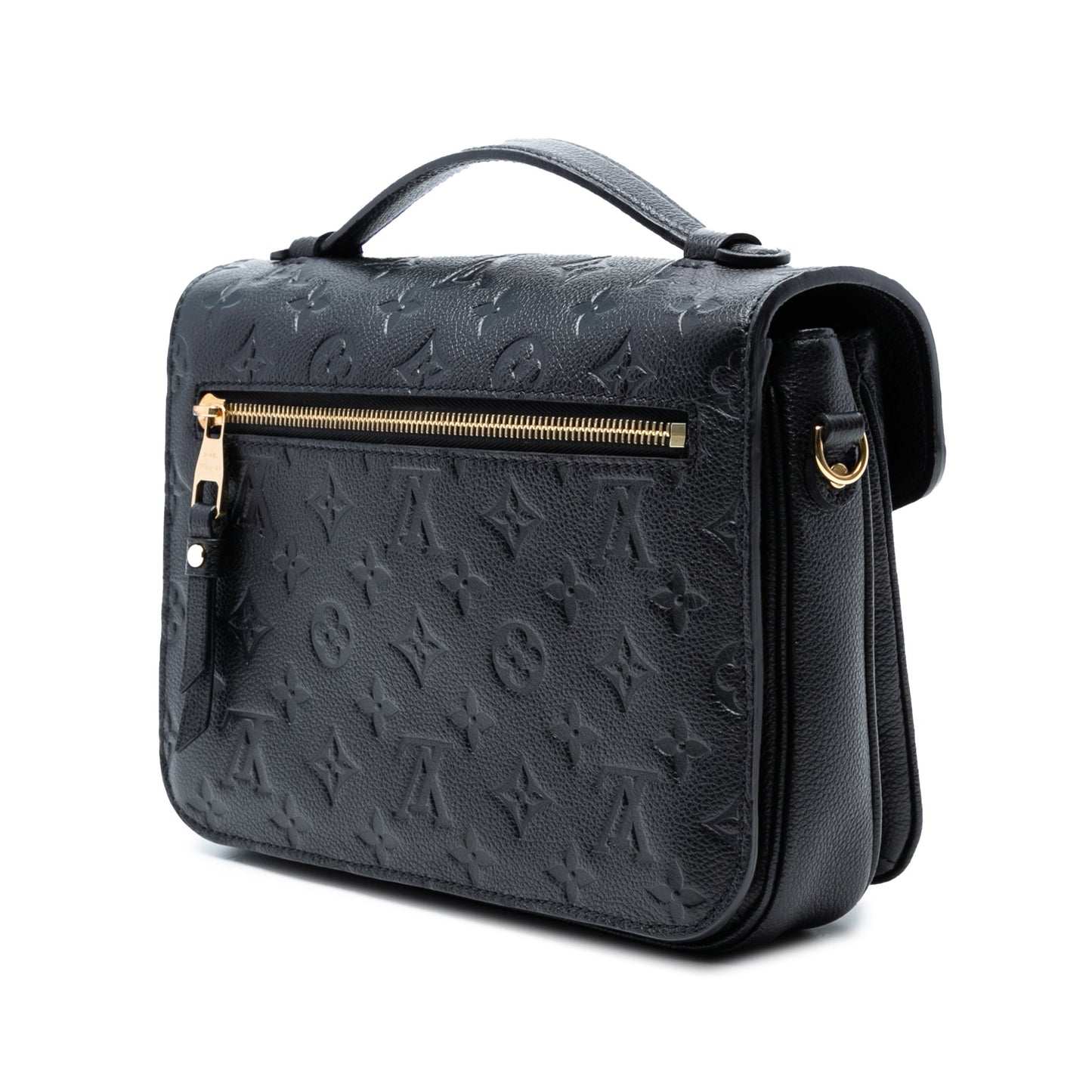 Second hand Louis Vuitton Metis Leather Flap Crossbody Black - Tabita Bags