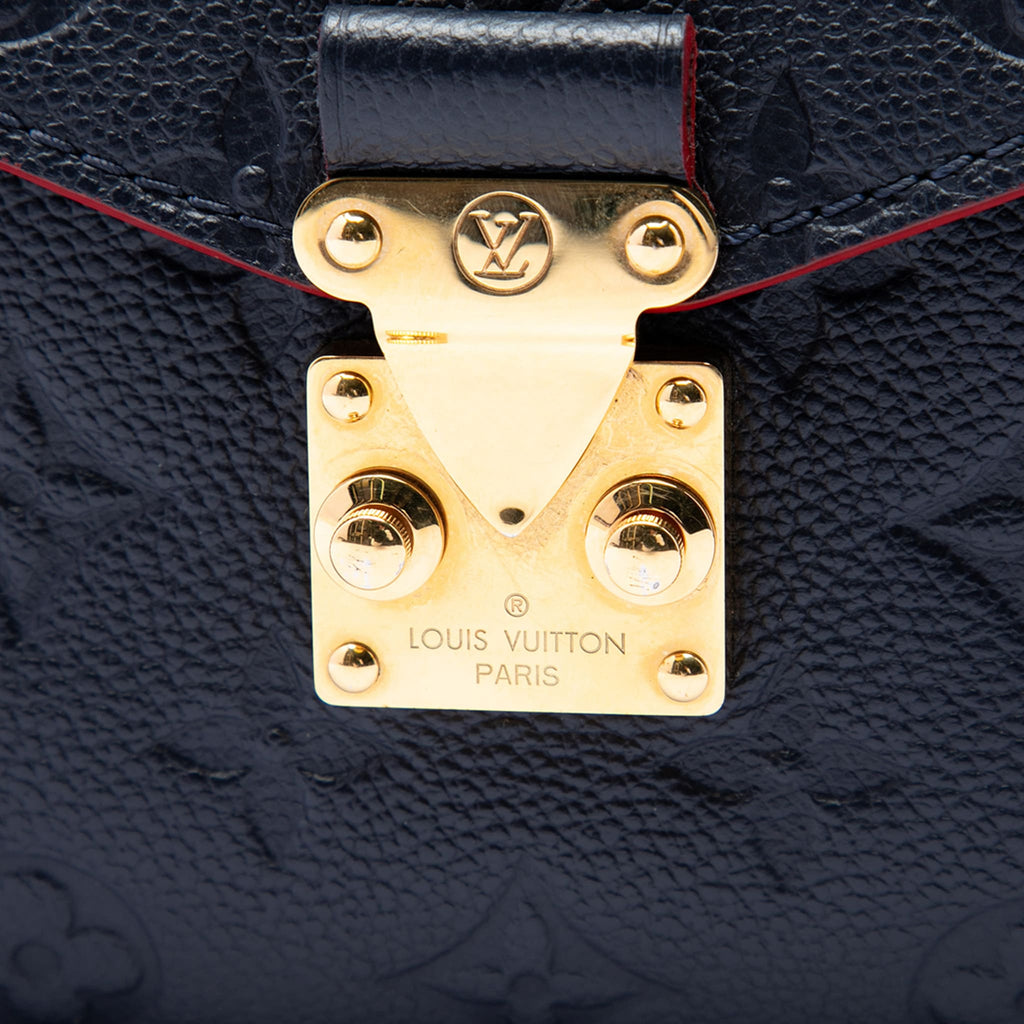 Second hand Louis Vuitton Metis Leather Flap Crossbody Blue - Tabita Bags