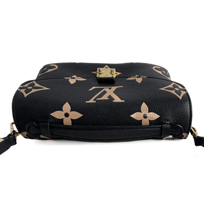 Second hand Louis Vuitton Metis Leather Giant Empreinte Leather Flap Crossbody Bicolor - Tabita Bags