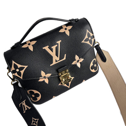 Second hand Louis Vuitton Metis Leather Giant Empreinte Leather Flap Crossbody Bicolor - Tabita Bags