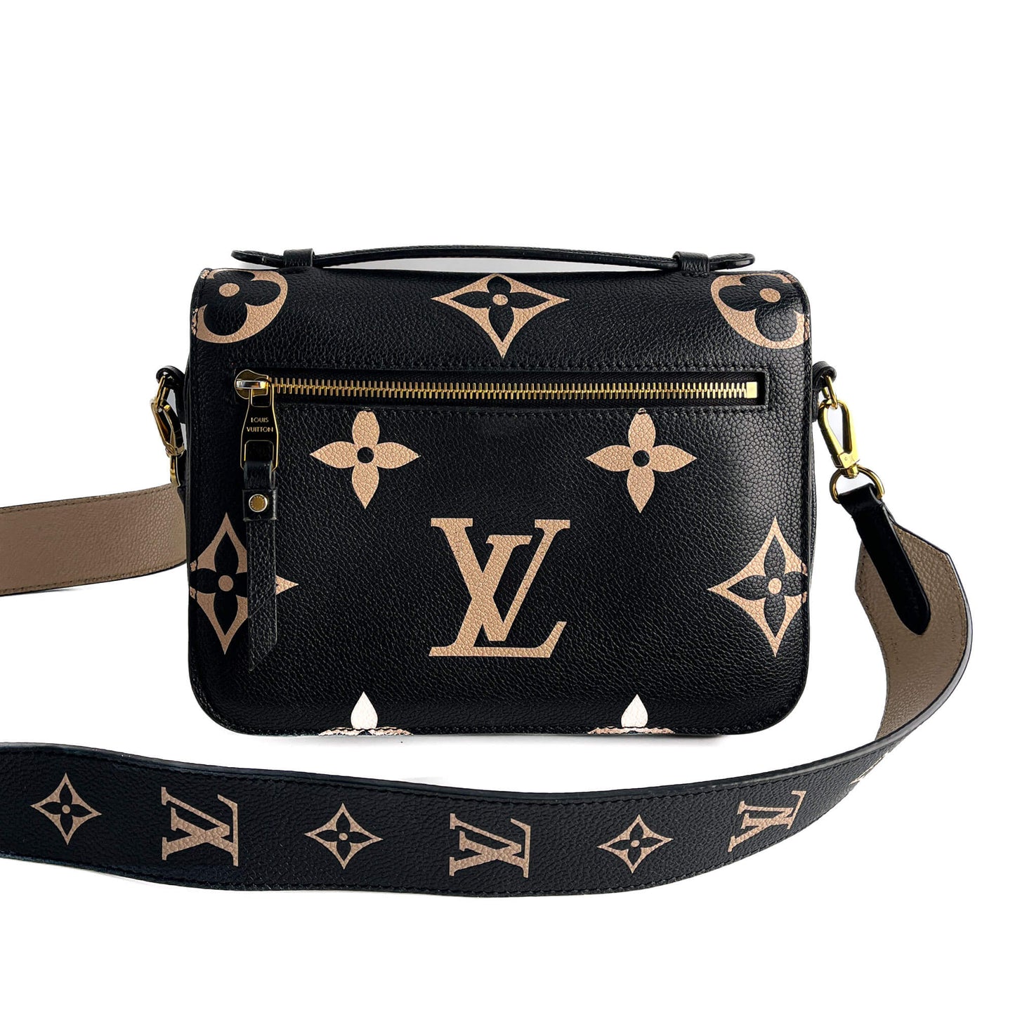 Second hand Louis Vuitton Metis Leather Giant Empreinte Leather Flap Crossbody Bicolor - Tabita Bags