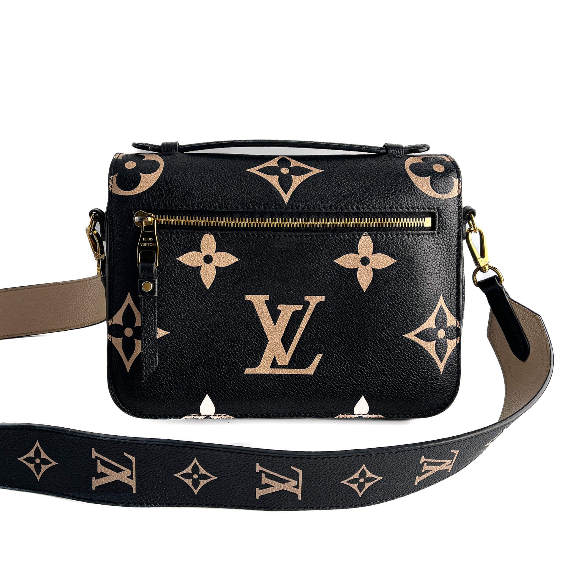 Second hand Louis Vuitton Metis Leather Giant Empreinte Leather Flap Crossbody Bicolor - Tabita Bags
