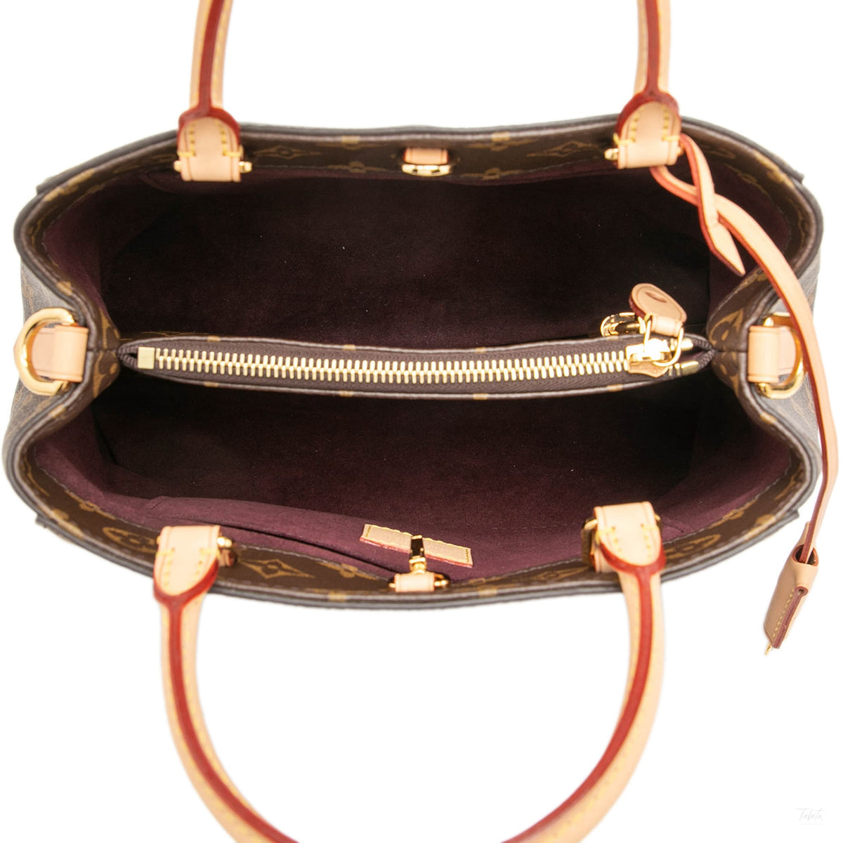 Second hand Louis Vuitton Montaigne BB Canvas Top-handle Handbag Monogram - Tabita Bags