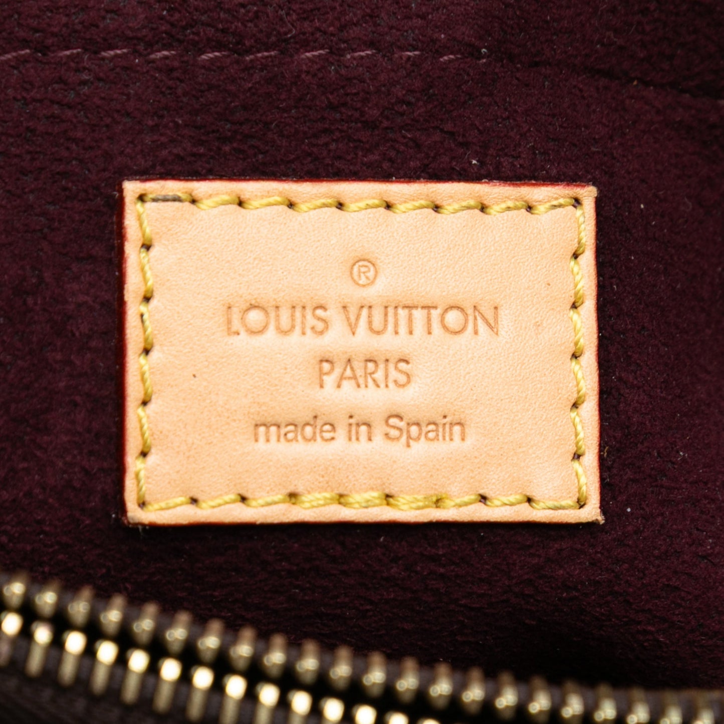 Second hand Louis Vuitton Montaigne BB Canvas Top - handle Handbag Monogram - Tabita Bags
