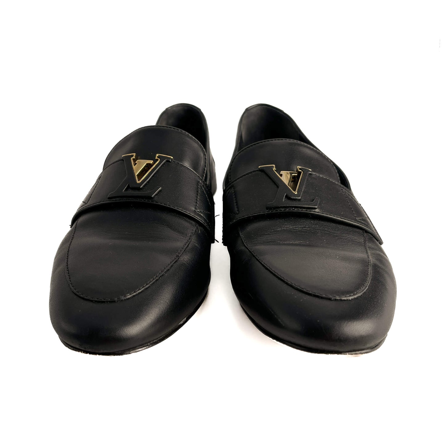 Second hand Louis Vuitton Monte Carlo Leather Loafer Black - Tabita Bags