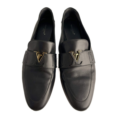 Second hand Louis Vuitton Monte Carlo Leather Loafer Black - Tabita Bags