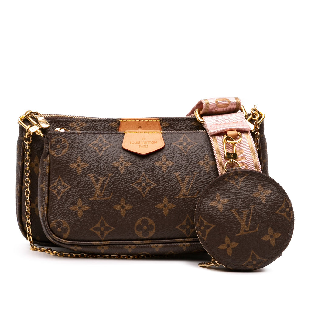 Second hand Louis Vuitton Multi Pochette Accessoires Canvas Pouch Bag Brown - Tabita Bags