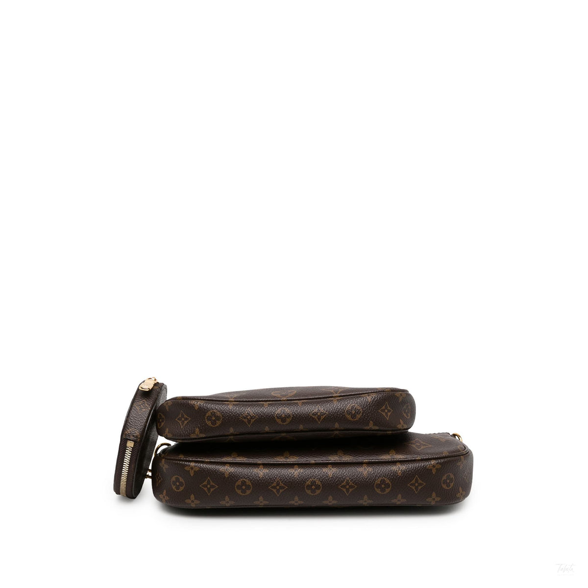 Second hand Louis Vuitton Multi Pochette Accessoires Canvas Pouch Crossbody Brown - Tabita Bags