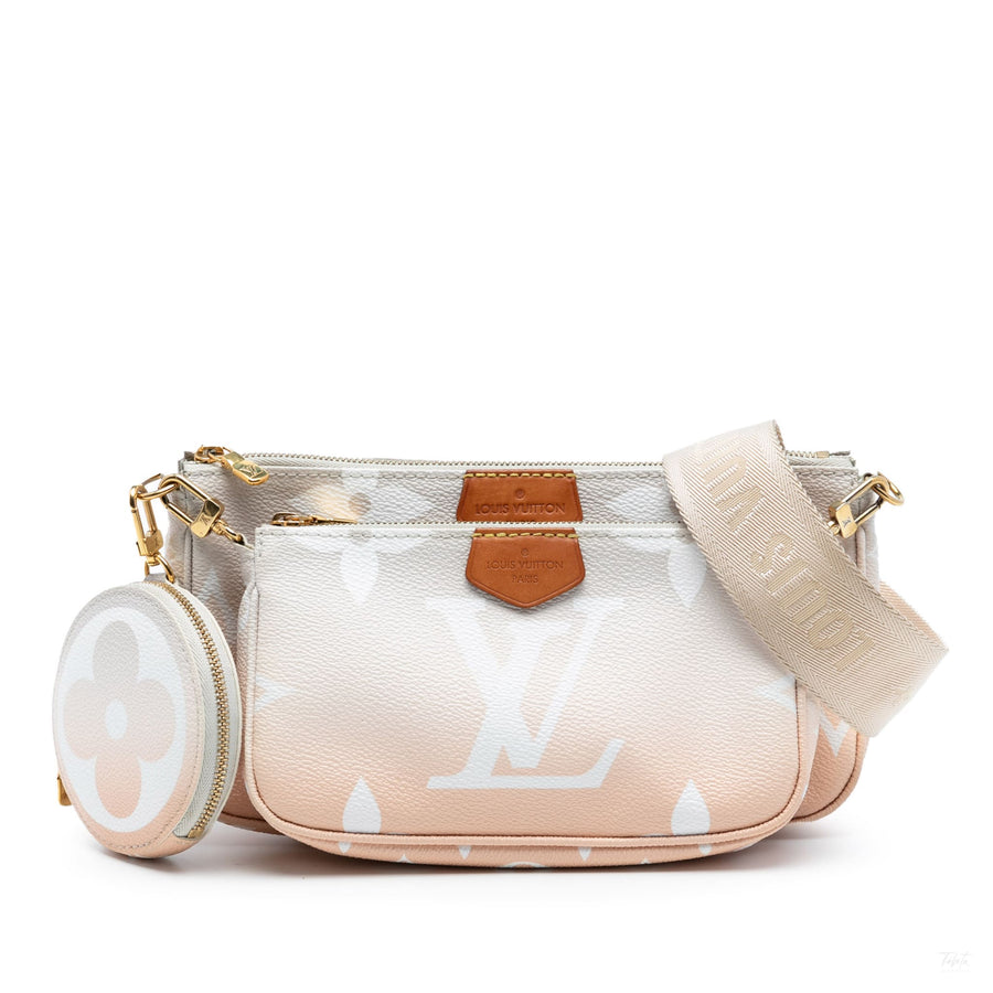 Second hand Louis Vuitton Multi Pochette Accessoires Canvas Pouch Crossbody Giant Monogram By The Pool - Tabita Bags