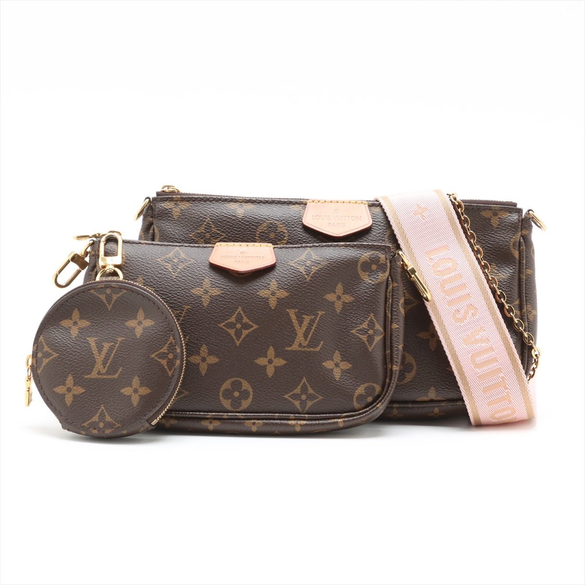 Second hand Louis Vuitton Multi Pochette Accessoires Canvas Pouch Crossbody Monogram - Tabita Bags