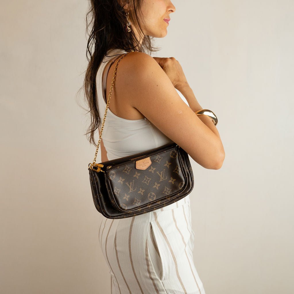 Second hand Louis Vuitton Multi Pochette Accessoires Canvas Pouch Crossbody Monogram - Tabita Bags