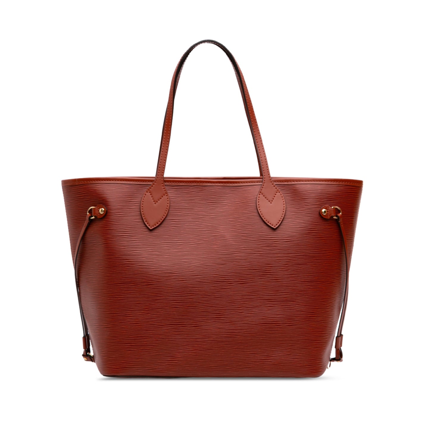 Second hand Louis Vuitton Neverfull Epi Leather Shopper Shoulder Bag Brown - Tabita Bags