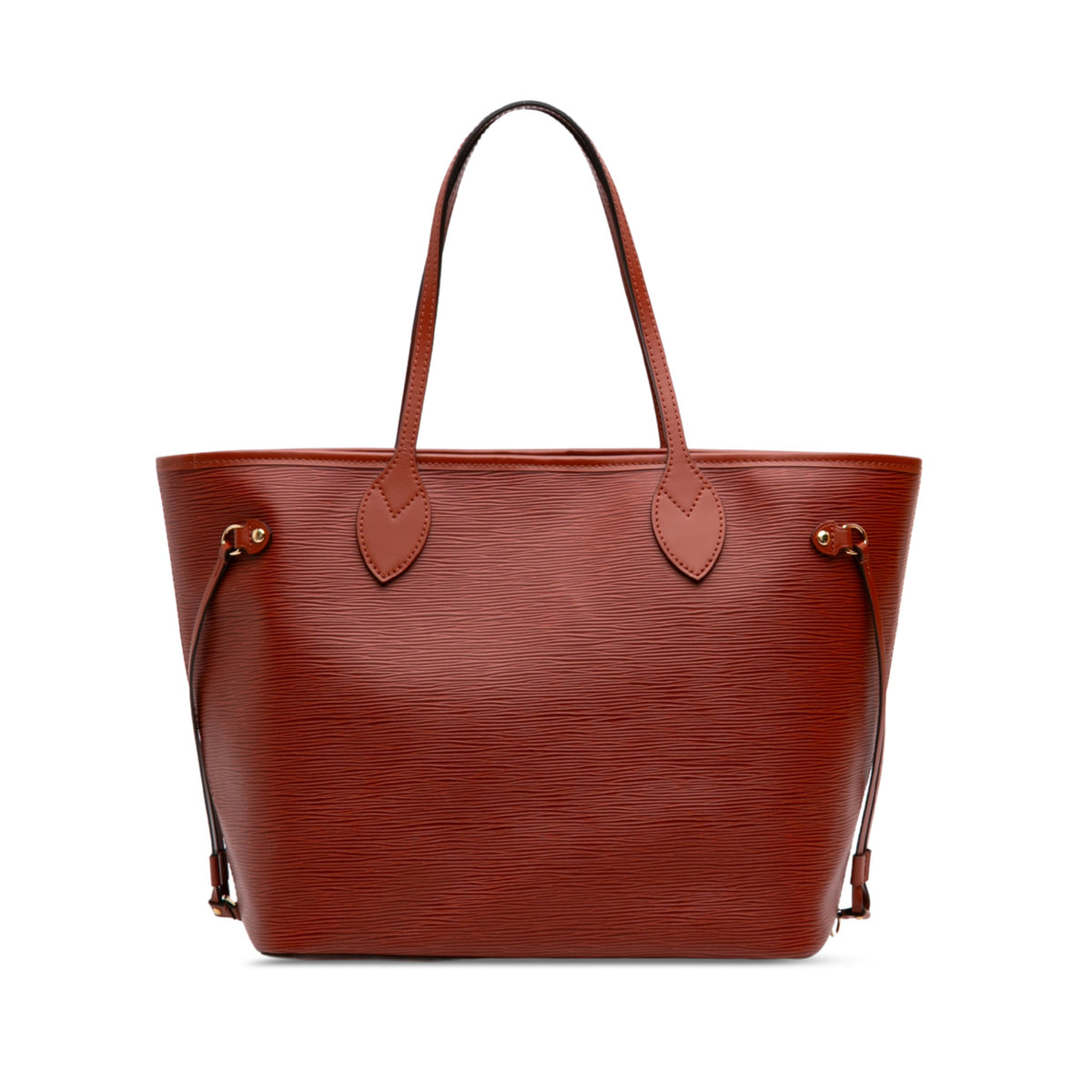 Second hand Louis Vuitton Neverfull Epi Leather Shopper Shoulder Bag Brown - Tabita Bags