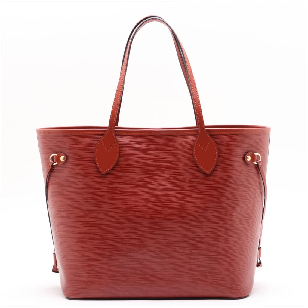 Second hand Louis Vuitton Neverfull Epi Leather Shopper Shoulder Bag Red - Tabita Bags