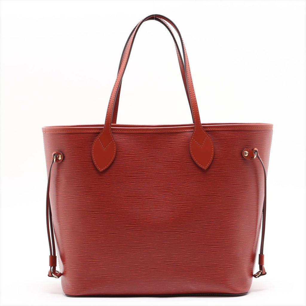 Second hand Louis Vuitton Neverfull Epi Leather Shopper Shoulder Bag Red - Tabita Bags