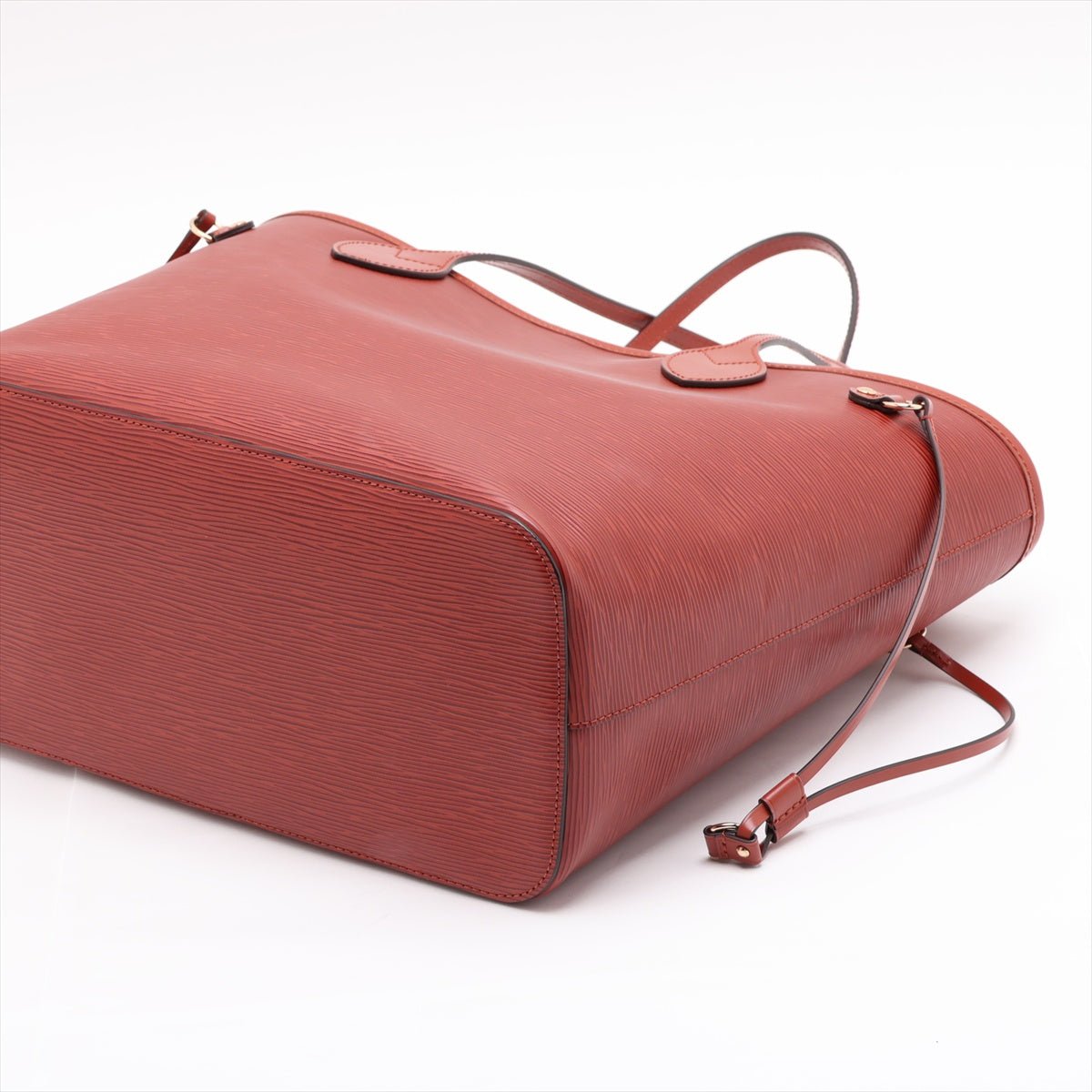 Second hand Louis Vuitton Neverfull Epi Leather Shopper Shoulder Bag Red - Tabita Bags