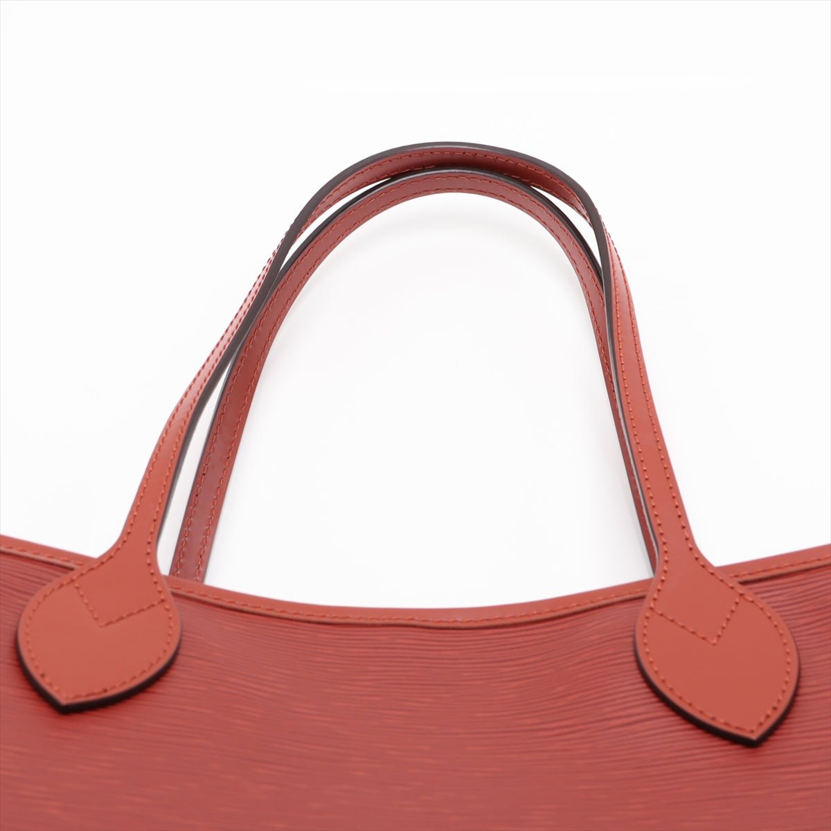Second hand Louis Vuitton Neverfull Epi Leather Shopper Shoulder Bag Red - Tabita Bags