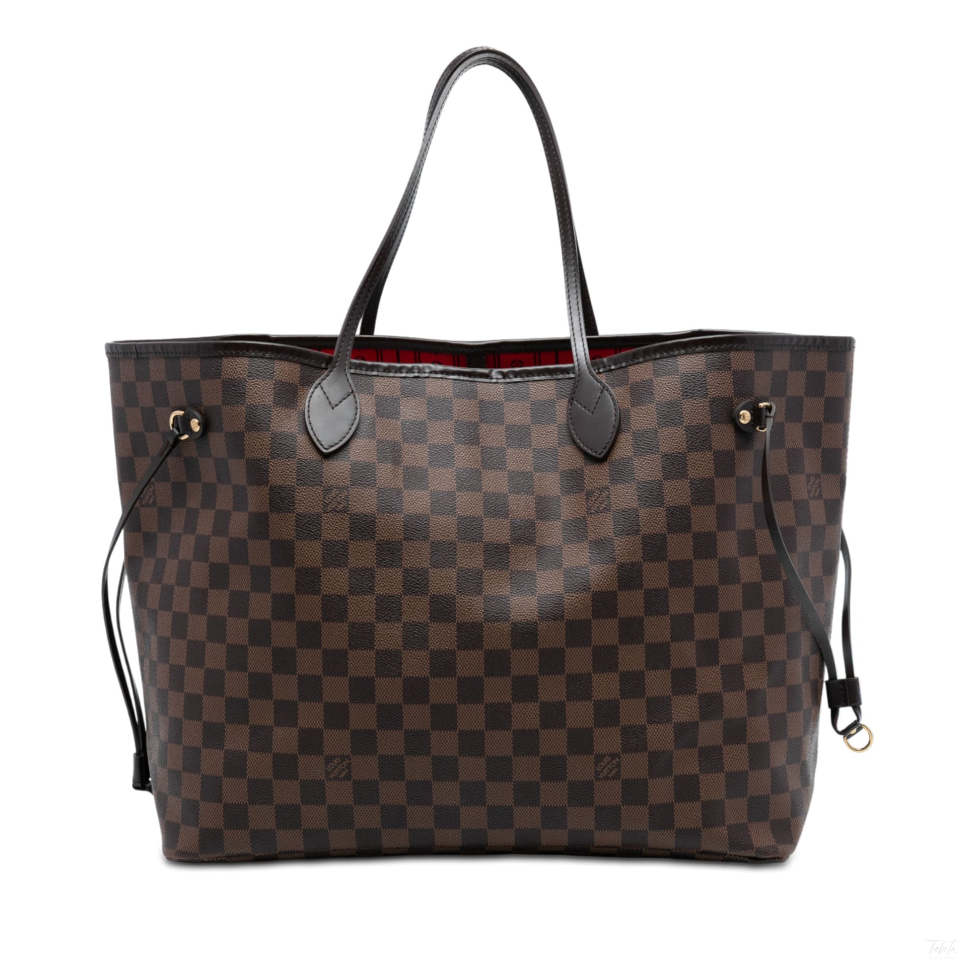 Second hand Louis Vuitton Neverfull GM Canvas Shopper Shoulder Bag Damier Ebene - Tabita Bags
