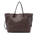 Second hand Louis Vuitton Neverfull GM Canvas Shopper Shoulder Bag Damier Ebene - Tabita Bags