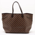 Second hand Louis Vuitton Neverfull GM Canvas Shopper Shoulder Bag Damier Ebene - Tabita Bags