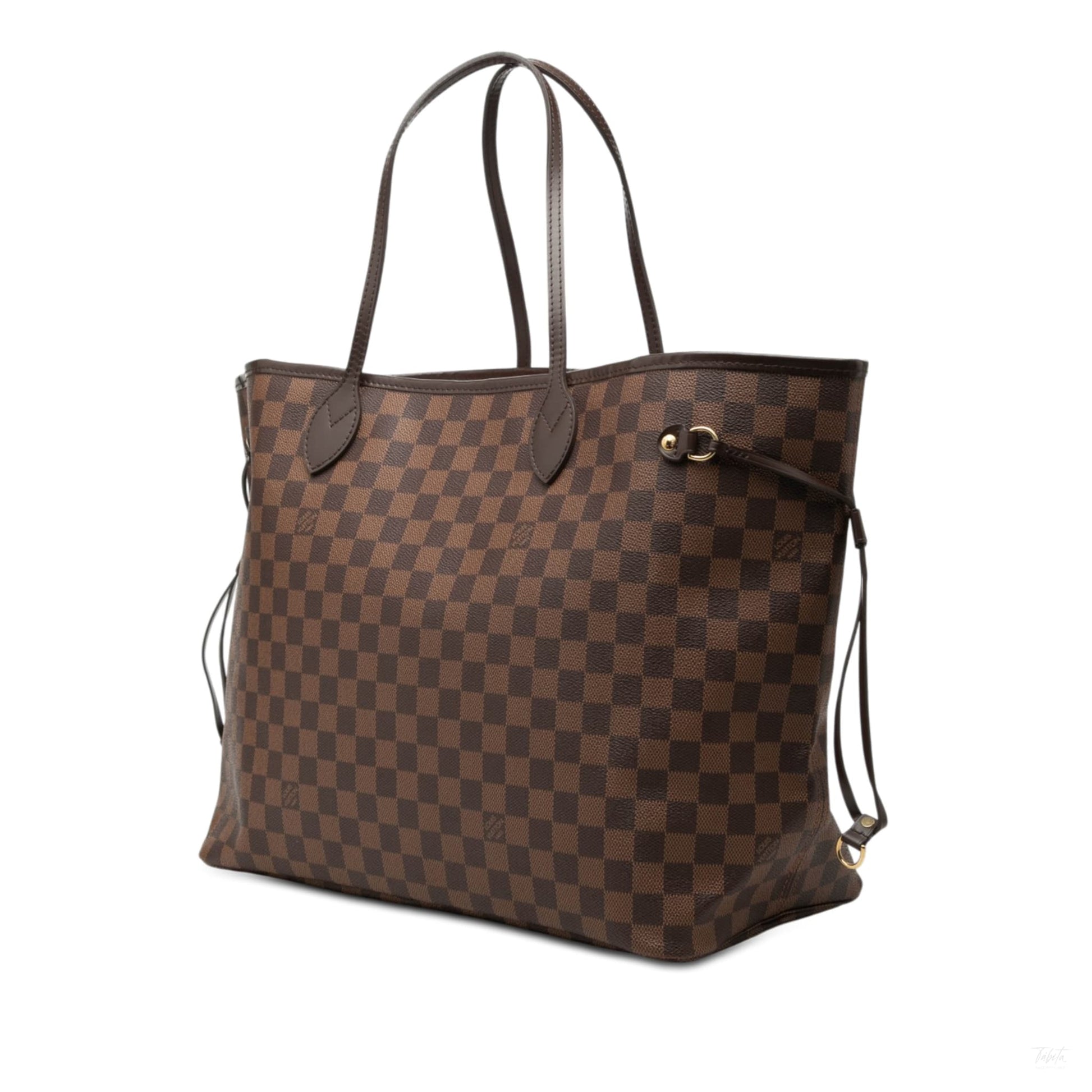 Second hand Louis Vuitton Neverfull GM Canvas Shopper Shoulder Bag Damier Ebene - Tabita Bags