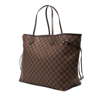Second hand Louis Vuitton Neverfull GM Canvas Shopper Shoulder Bag Damier Ebene - Tabita Bags