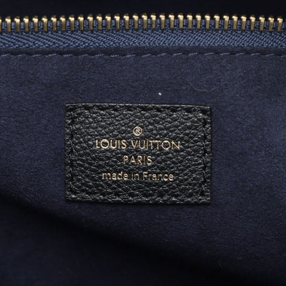 Second hand Louis Vuitton Neverfull Leather Empreinte Shopper Shoulder Bag Black - Tabita Bags