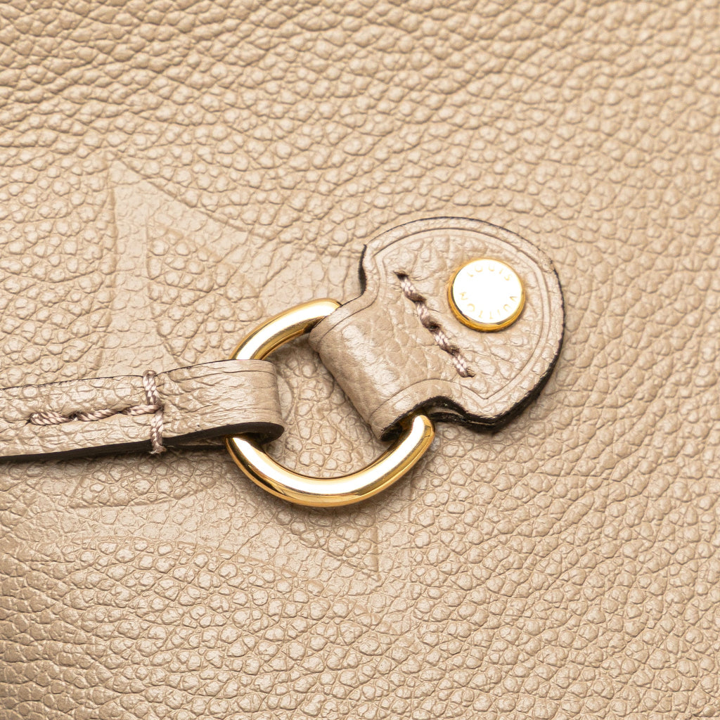 Second hand Louis Vuitton Neverfull Leather Empreinte Shopper Shoulder Bag Giant Monogram - Tabita Bags