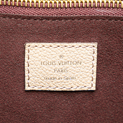 Second hand Louis Vuitton Neverfull Leather Empreinte Shopper Shoulder Bag Giant Monogram - Tabita Bags