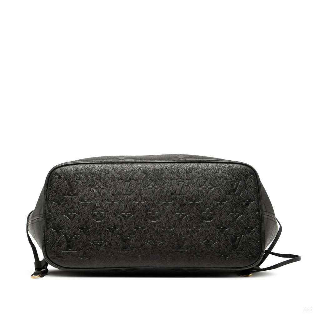 Second hand Louis Vuitton Neverfull Leather Empreinte Shopper Shoulder Bag Giant monogram - Tabita Bags