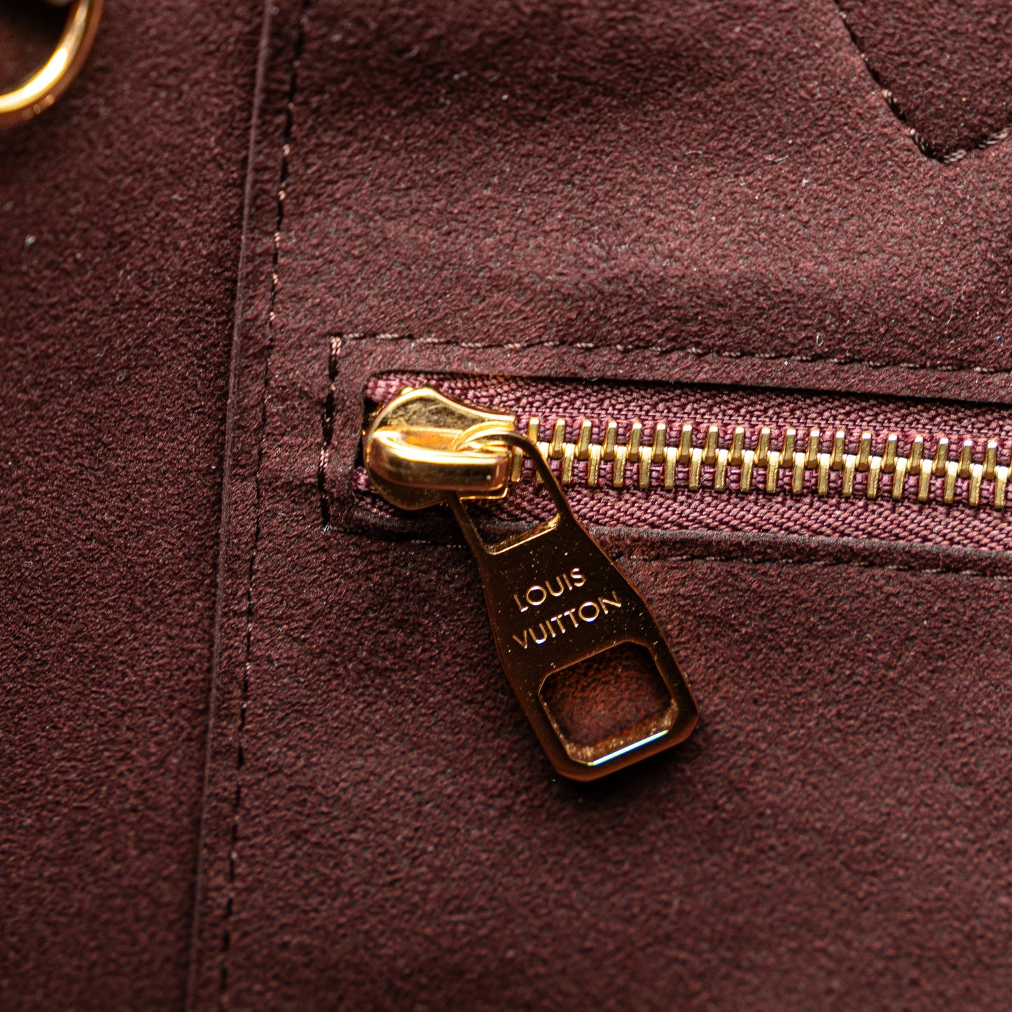 Second hand Louis Vuitton Neverfull Leather Empreinte Shopper Shoulder Bag Giant Monogram - Tabita Bags