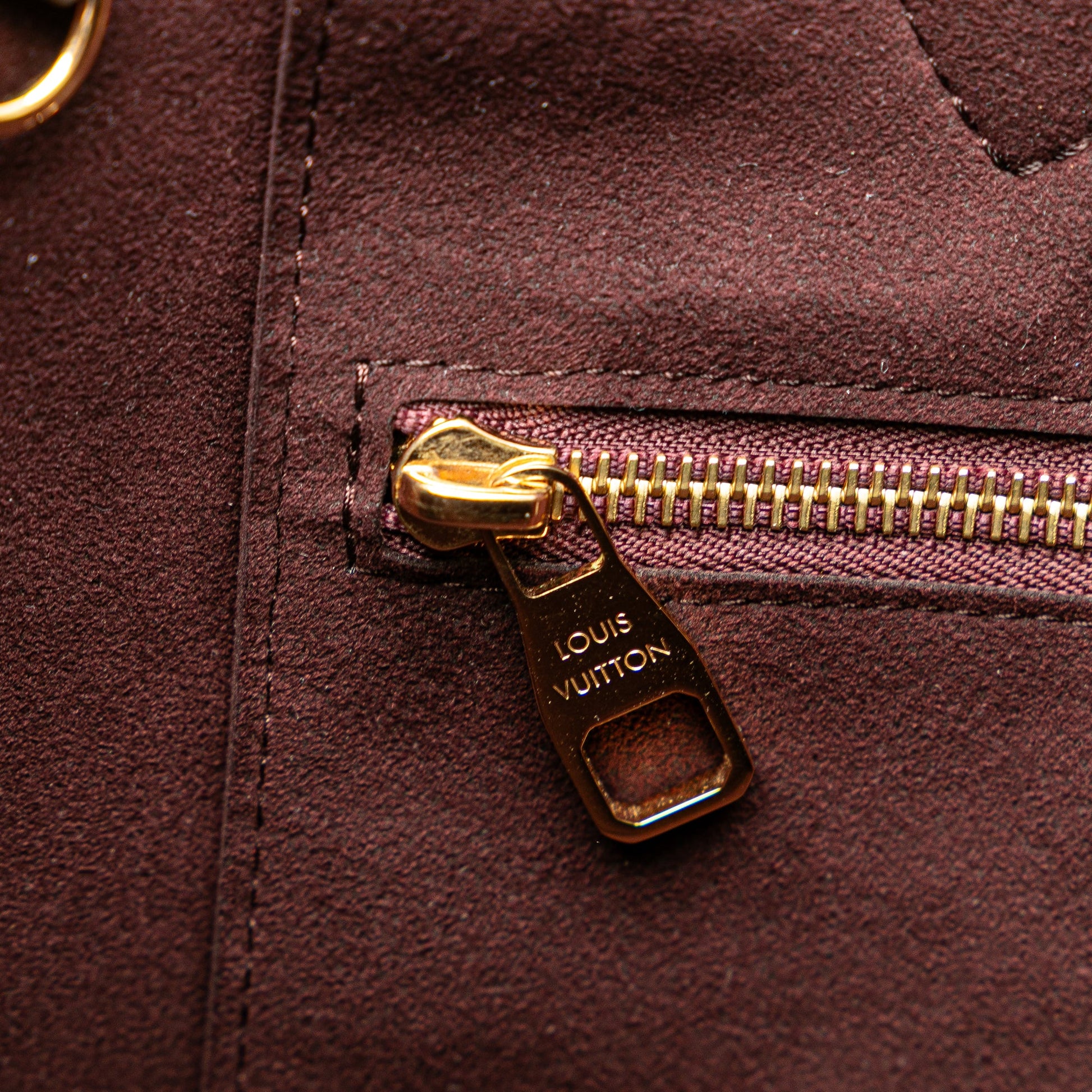 Second hand Louis Vuitton Neverfull Leather Empreinte Shopper Shoulder Bag Giant Monogram - Tabita Bags