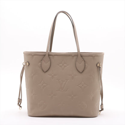 Second hand Louis Vuitton Neverfull Leather Empreinte Shopper Shoulder Bag Turtledove - Tabita Bags